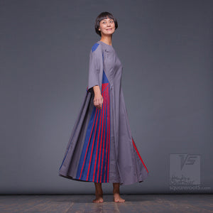 Suitable for expecting mothers long dress "Revolution"by Squareroot5 wear