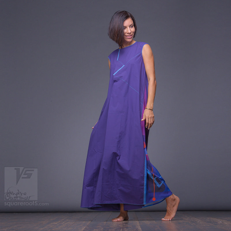 DRESS "ATLANTIS" MODEL "I" INDIGO by Squareroot5