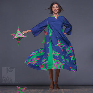 Unusual and non traditional  long summer dresses. Organic avant-garde clothes for dance