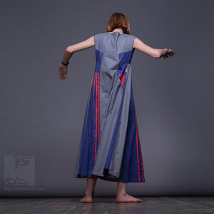 New aesthetic modern dress "Revolution" unusual birthday gifts for her. view from the back
