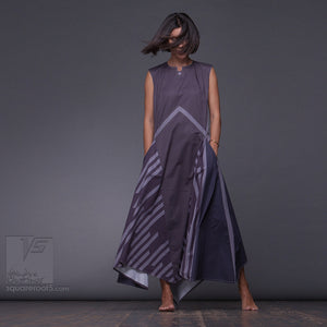 Avant garde and Innovation long dress "Wingbeat". Designer dresses for the mysterious woman