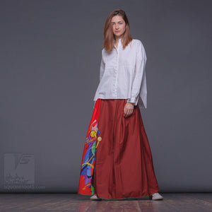 Unusual bright long ladies skirts Innovation fashion.