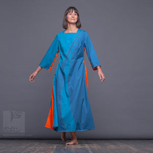 Experimental Turquoise women clothes. Future dresses. Unique gifts for her.
